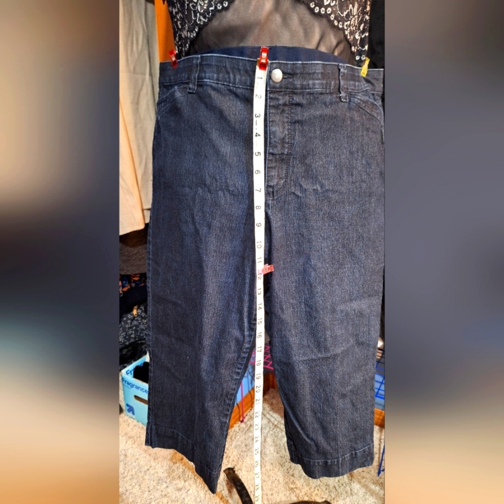 Denim capris business casual size 16
